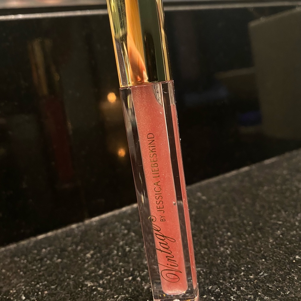 Vintage Jessica Liebeskind Pink Sequin Lip Gloss